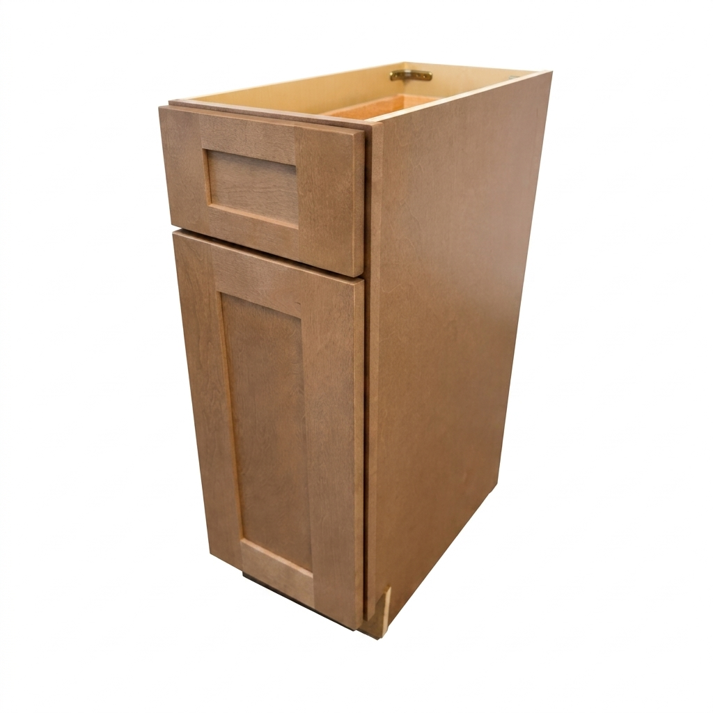 Blueprint base cabinet — solid wood frame, plywood box, dovetail drawer
