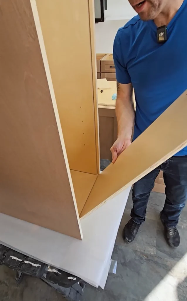 Back Panel sliding in at an angle