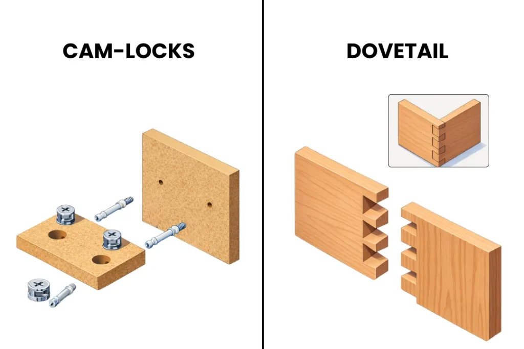 Cam-locks vs Dovetail