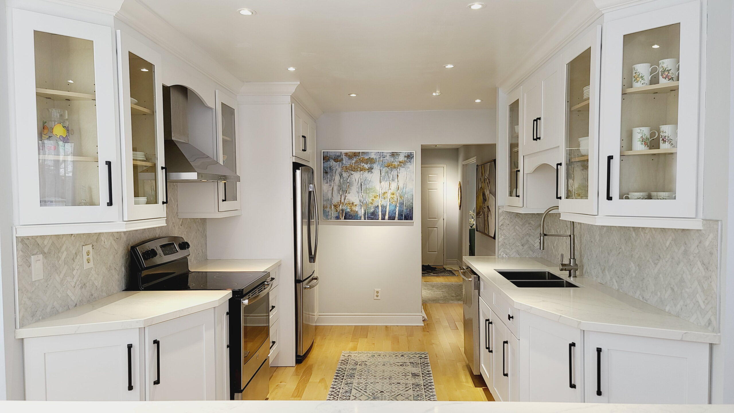 Modern bright kitchen