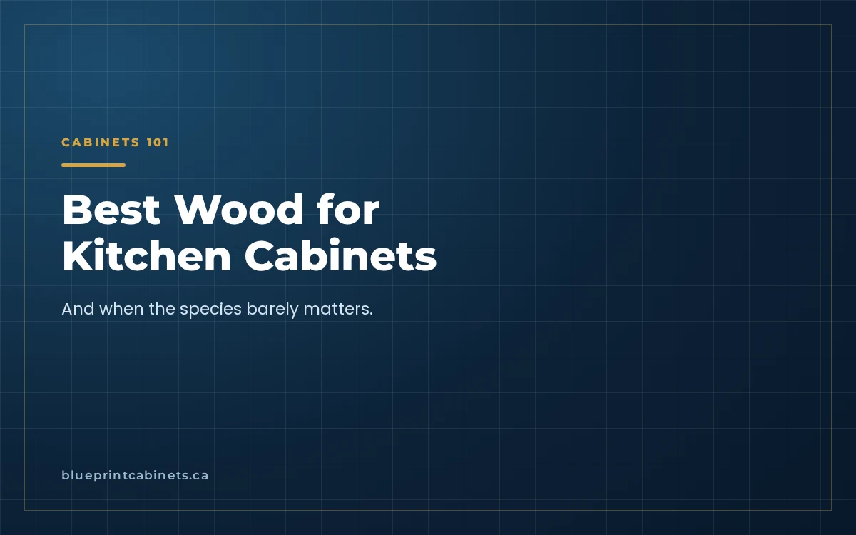 Best Wood for Kitchen Cabinets, and When It Barely Matters