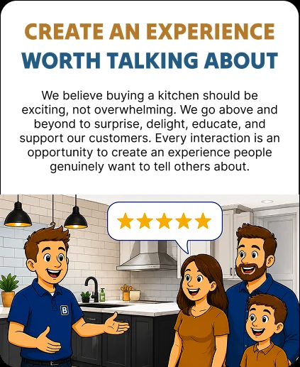 Create an experience worth talking about