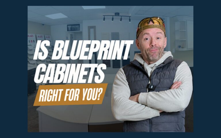 Is BluePrint Cabinets right for you? Patrick Belding in the showroom